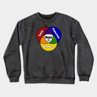 peace venn Crewneck Sweatshirt